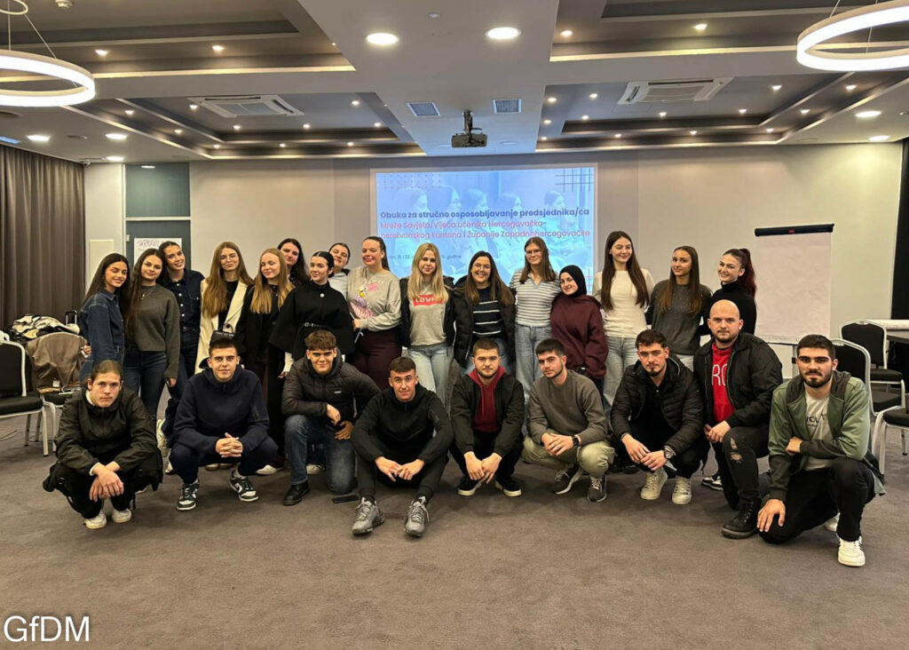 Trening za izgradnju kapaciteta mreže Vijeća učenika